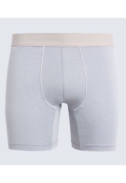 Boxer Para Hombre Filete Medio Algodón Color Gris  Marca Ostu #60000483