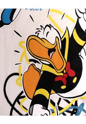 Camiseta Donald Duck 90 Blanca De Infantil Niño #80090217