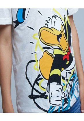 Camiseta Donald Duck 90 Blanca De Infantil Niño #80090217