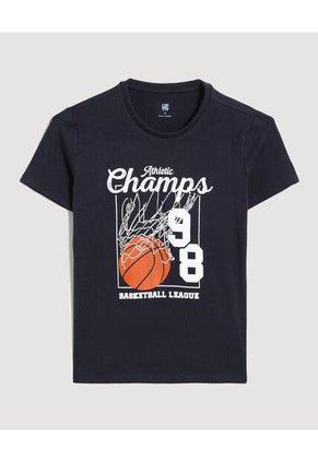 Camiseta X2 Infantil Niño Manga Corta Cuello Redondo Color Beige Marca Ostu #80090308