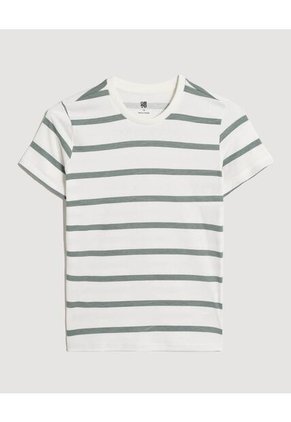 Camiseta X2 Infantil Niño Manga Corta Cuello Redondo Color Beige Marca Ostu #80090308