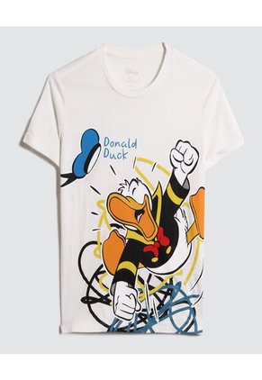 Camiseta Donald Duck 90 Blanca De Infantil Niño #80090217