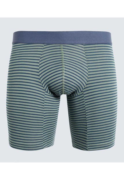 Boxer Para Hombre Filete Medio Algodón Color Verde  Marca Ostu #60000486