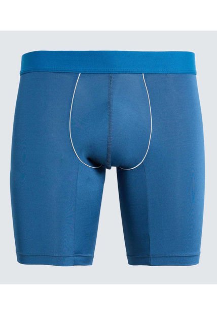 Boxer Para Hombre Filete Medio Microfibra Color Azul  Marca Ostu #60000481