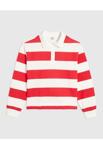 Buzo Infantil Niña Cuello Redondo Color Rojo Marca Ostu #90060135