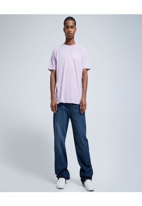 Camiseta Para Hombre Manga Corta Color Lila  Marca Ostu #60091248