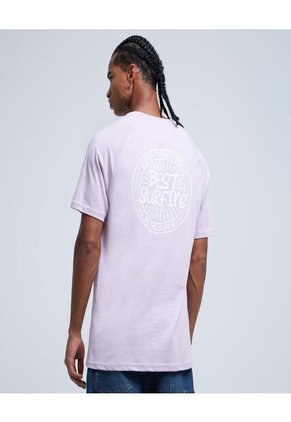 Camiseta Para Hombre Manga Corta Color Lila  Marca Ostu #60091248