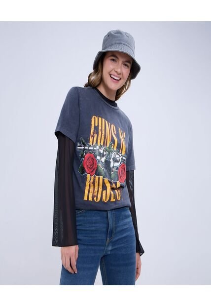 Camiseta Guns N' Roses  Para Mujer #40092315 Ostu