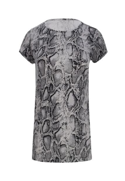 Camiseta Para Mujer Manga Corta Color Negro Marca Ostu #40090842