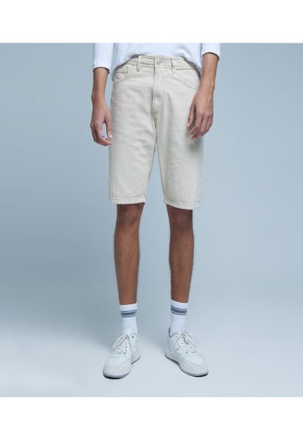 Bermuda Para Hombre Regular Color Blanco Marca Ostu #60100353