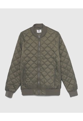 Chaqueta Para Hombre Bomber Color Verde  Marca Ostu #60080107