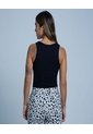 Camiseta Para Mujer Manga Sisa Color Negro Marca Ostu #40091988 de Ostu