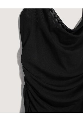 Vestido Para Mujer M/Sisa Medio Color Negro Marca Ostu #40170384
