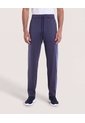 Pantalón Con Contraste Lateral  Para Hombre Azul Ostu de Ostu