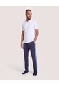 Pantalón Con Contraste Lateral  Para Hombre Azul Ostu de Ostu