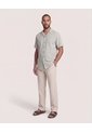Camisa Resort De Manga Corta  Para Hombre Gris Ostu de Ostu
