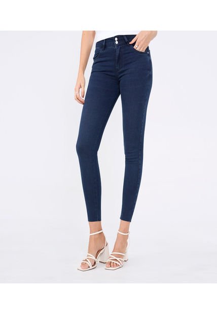 Jean Para Mujer Push Up Color Azul  Marca Ostu #40160563