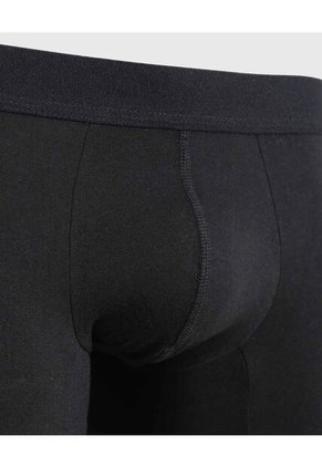 Boxer Para Hombre Filete Medio Algodón Color Negro Marca Ostu #60000515