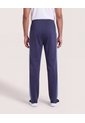 Pantalón Con Contraste Lateral  Para Hombre Azul Ostu de Ostu