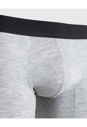 Boxer Para Hombre Filete Medio Algodón Color Negro Marca Ostu #60000515