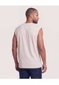 Camiseta Sin Manga Estampada  Para Hombre Café Ostu de Ostu
