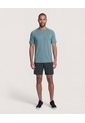 Camiseta  Para Hombre Manga Corta Cuello Redondo Color Verde Marca Ostu #60091938 de Ostu