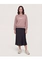 Falda En Satin  Para Mujer Negro Ostu de Ostu