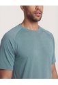 Camiseta  Para Hombre Manga Corta Cuello Redondo Color Verde Marca Ostu #60091938 de Ostu