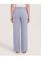 Pantalón Fluido Tiro Alto  Para Mujer Gris Ostu de Ostu