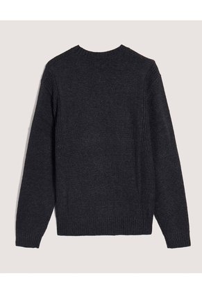 Saco Tejido  Para Hombre Negro Ostu