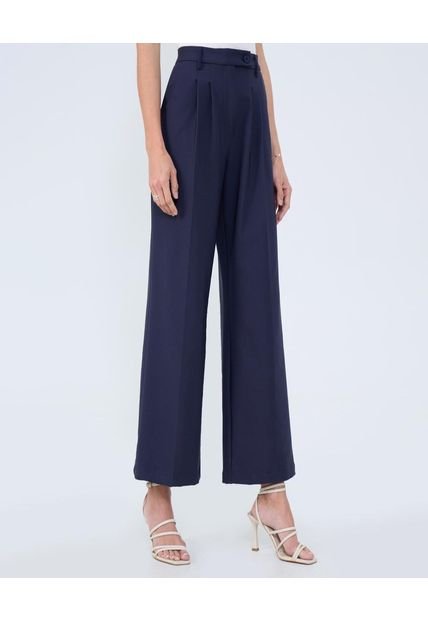 Pantalon Para Mujer  Color Azul Oscuro Marca Ostu #40070754