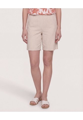 Short Clásico Tiro Alto  Para Mujer Beige Ostu Ostu