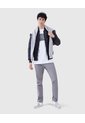 Chaqueta Para Hombre Bomber Color Negrocarbon Marca Ostu #60080107 de Ostu