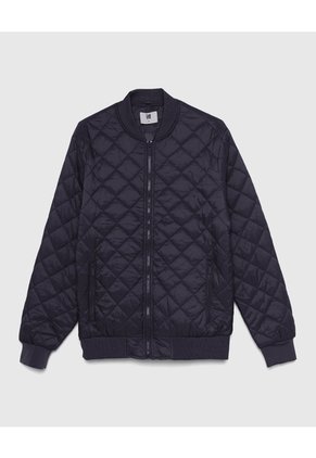 Chaqueta Para Hombre Bomber Color Negrocarbon Marca Ostu #60080107
