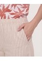 Short Clásico Tiro Alto  Para Mujer Beige Ostu de Ostu
