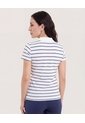 Polo Basica  Para Mujer Azul Ostu de Ostu