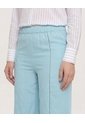 Pantalón Amplio Con Elastico  Para Mujer Azul Ostu de Ostu