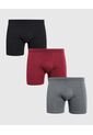 Pantaloncillo Para Hombre Boxer Filete Medio Algodón Color Negro Marca Ostu #60000514 de Ostu