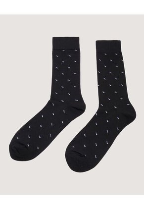 Medias X3 Para Hombre Caña Larga Color Negro Marca Ostu #60980335