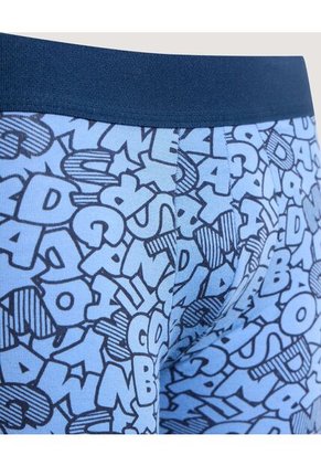 Boxer X1 Infantil Niño Filete Medio Color Azul Marca Ostu #80000100