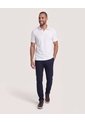 Polo Texturizado Cuello Contraste  Para Hombre Crema Ostu de Ostu