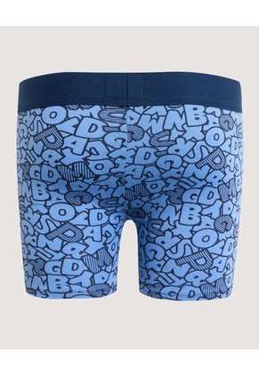 Boxer X1 Infantil Niño Filete Medio Color Azul Marca Ostu #80000100