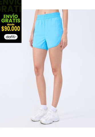 Short Para Mujer  Color Azul  Marca Ostu #40190323 Ostu