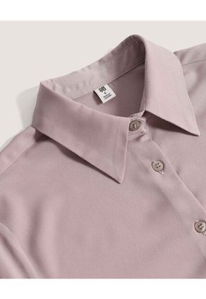 Camisa  Para Mujer Manga Larga Color Beige Marca Ostu #40010351