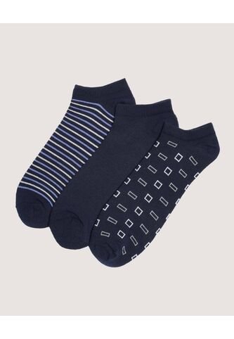 Medias X3 Para Hombre Invisible Color Negro Marca Ostu #60980355 Ostu