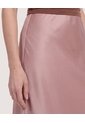 Falda En Satin  Para Mujer Café Ostu de Ostu