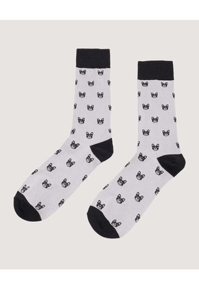 Medias X3 Para Hombre Caña Larga Color Negro Marca Ostu #60980339