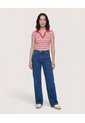 Polo Cropped  Para Mujer Rojo Ostu de Ostu