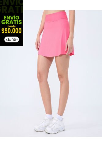 Falda Para Mujer Corto Color Rosado  Marca Ostu #40140161 Ostu