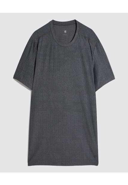 Camiseta Para Hombre Manga Corta Color Negro Marca Ostu #60091302